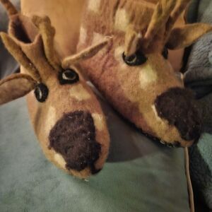 Cozy Reindeer Slippers for Women